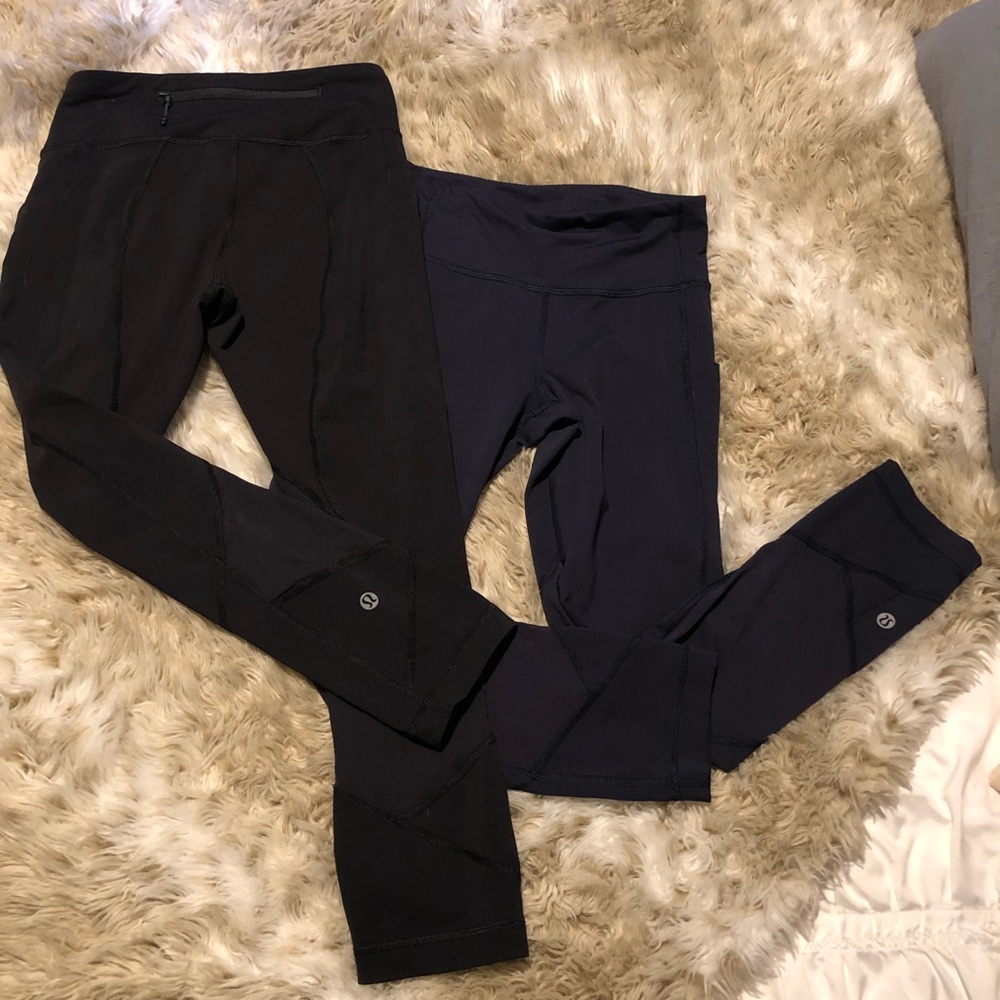 2 pair Lululemon Bundle! Size 2 Pace Rival Crop
